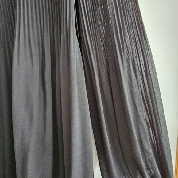 Halogen Women's Black Plisse Dress XS-Med, Fit and Flare - Picture 9 of 11